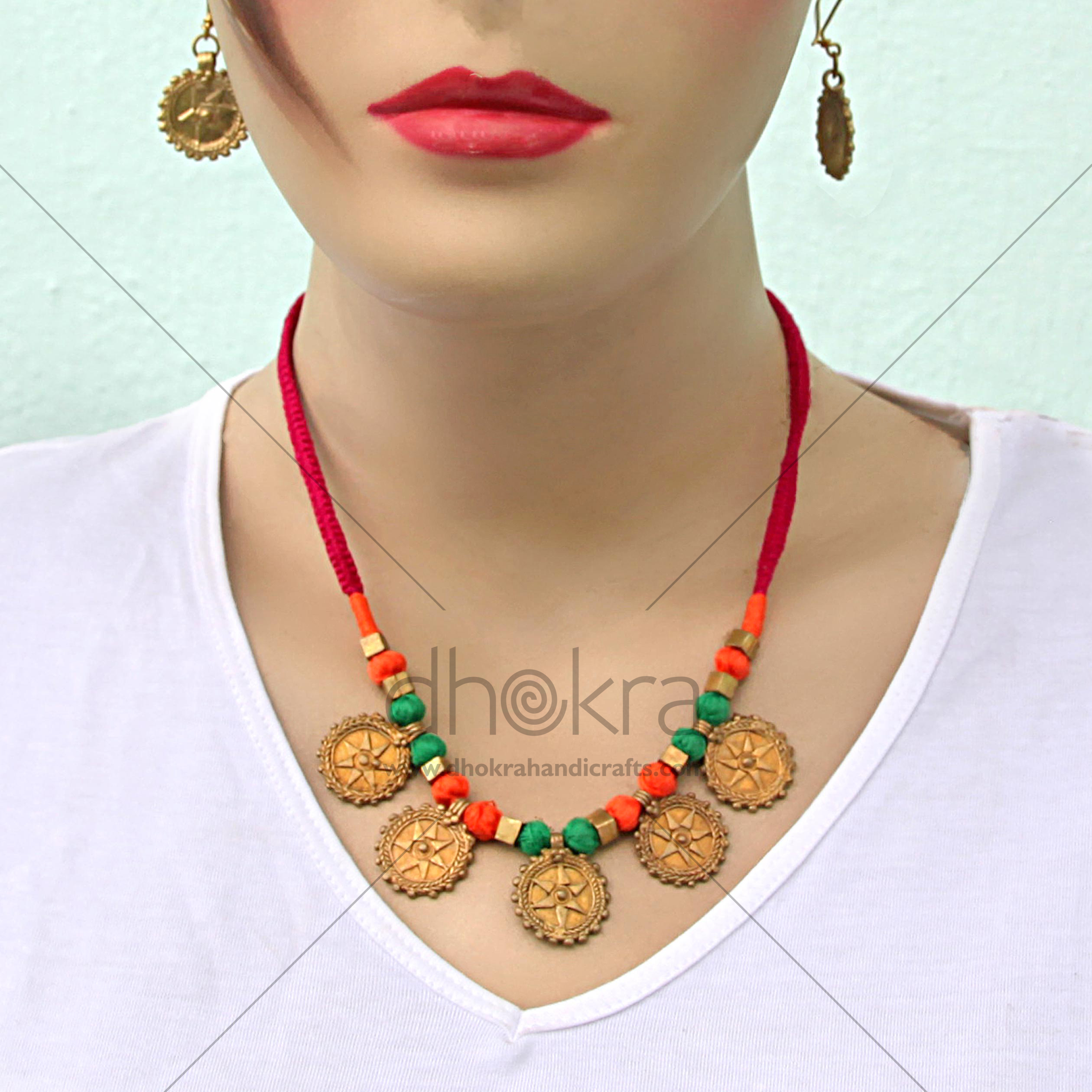 Dhokra Adweta Avanti Set | Dhokra Jewelry | Dhokra